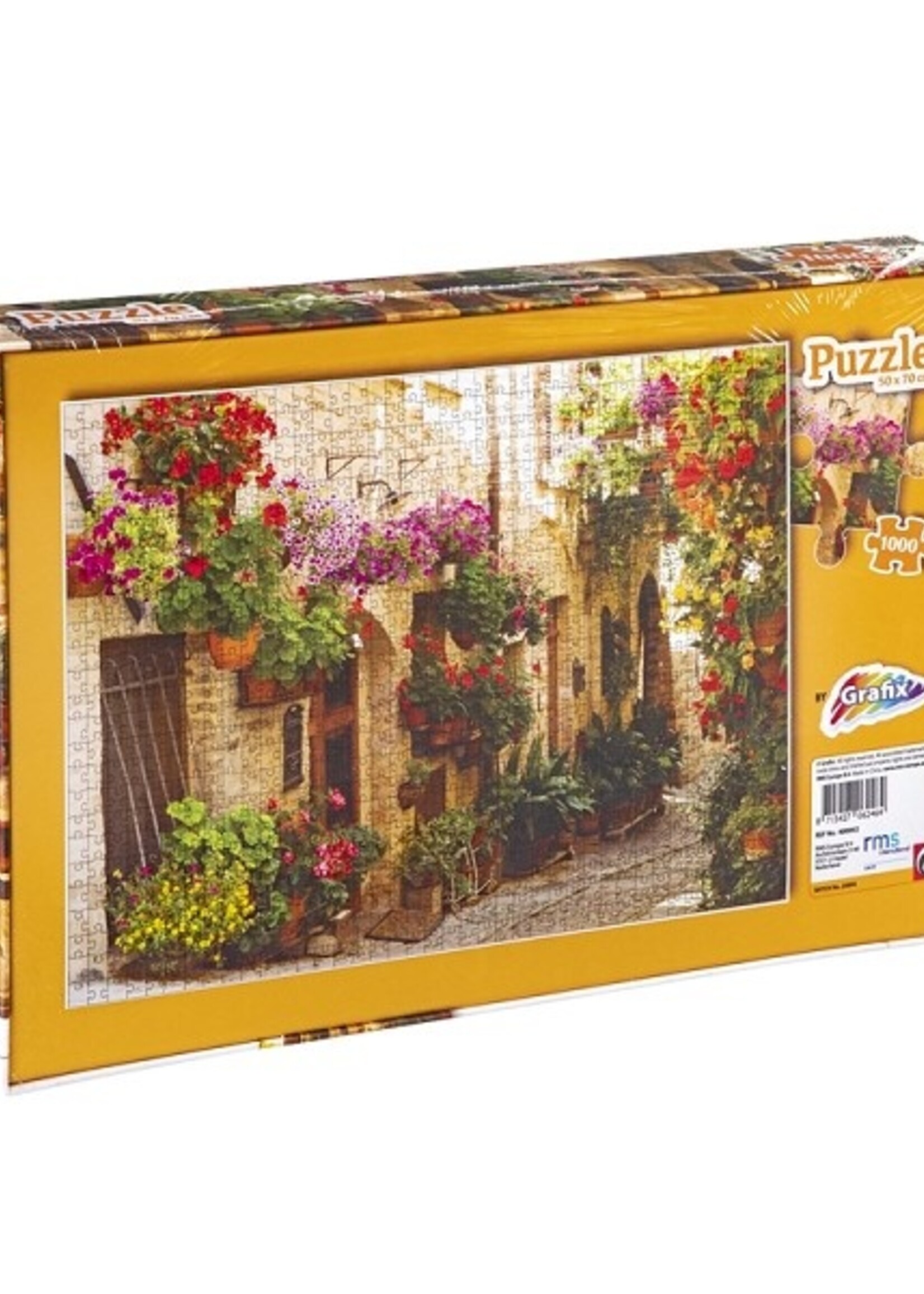 Grafix Puzzel Bloemensteeg 1000 stukjes 50x70cm