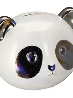 Spaarpot pandakop aardewerk Ø16cm