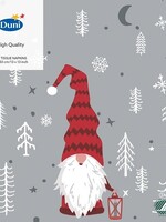 Duni Servetten Tomte Med Luva 24x24cm 3-laagstissue FSC pak a 20 servetten