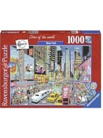 Ravensburger puzzel 1000 stukjes Fleroux: New York City, leeftijd: vanaf 14 jaar Afmeting:ca. 50x70 cm