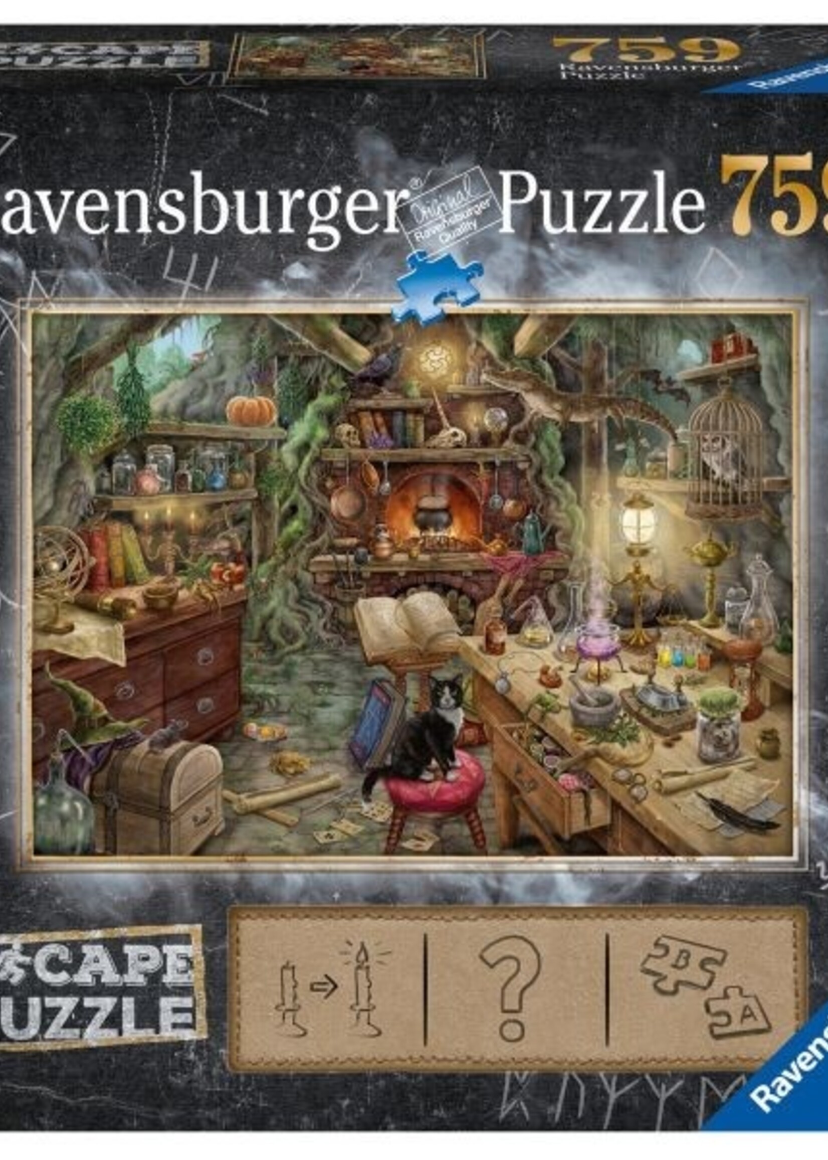 Ravensburger Puzzel Escape 3 Heksenkeuken 759pcs