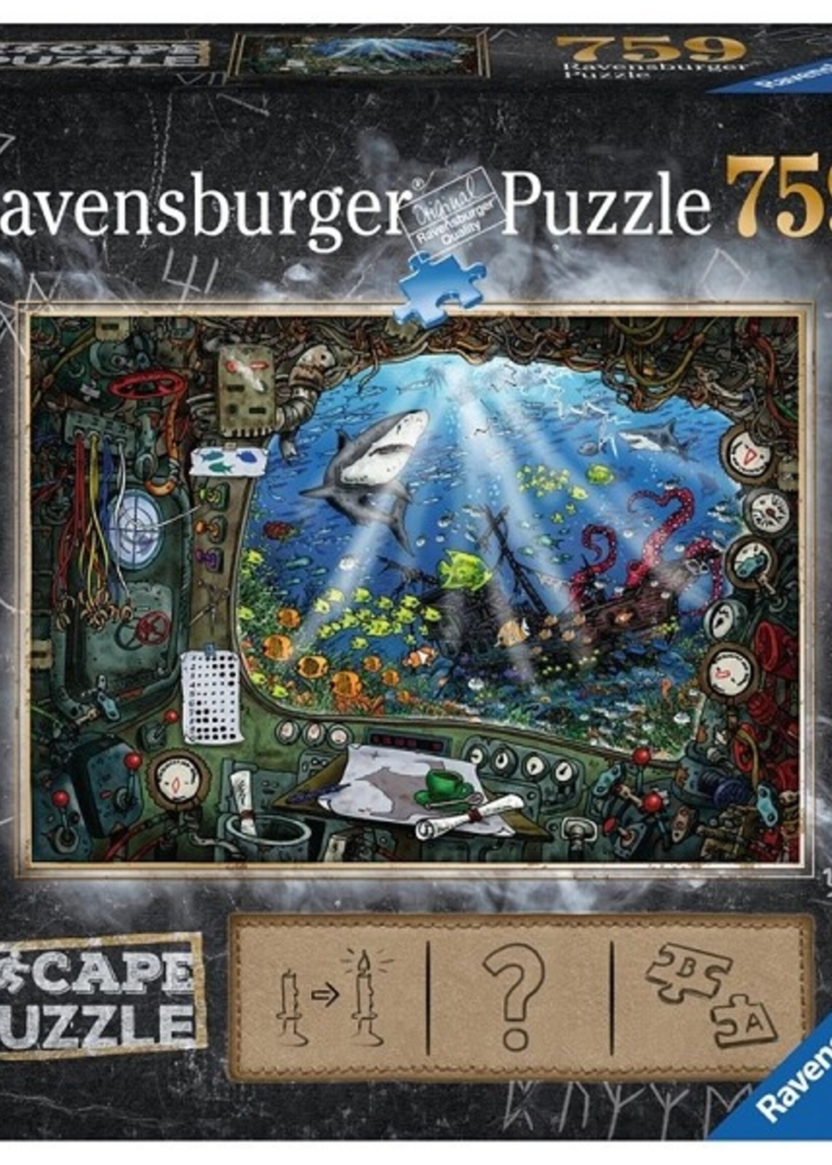 Ravensburger Escape 4 Submarine Puzzel (759 stukjes)