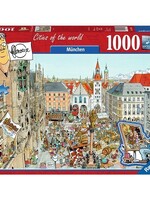 Ravensburger puzzel Fleroux - Munchen, cities of the world 1000 stukjes