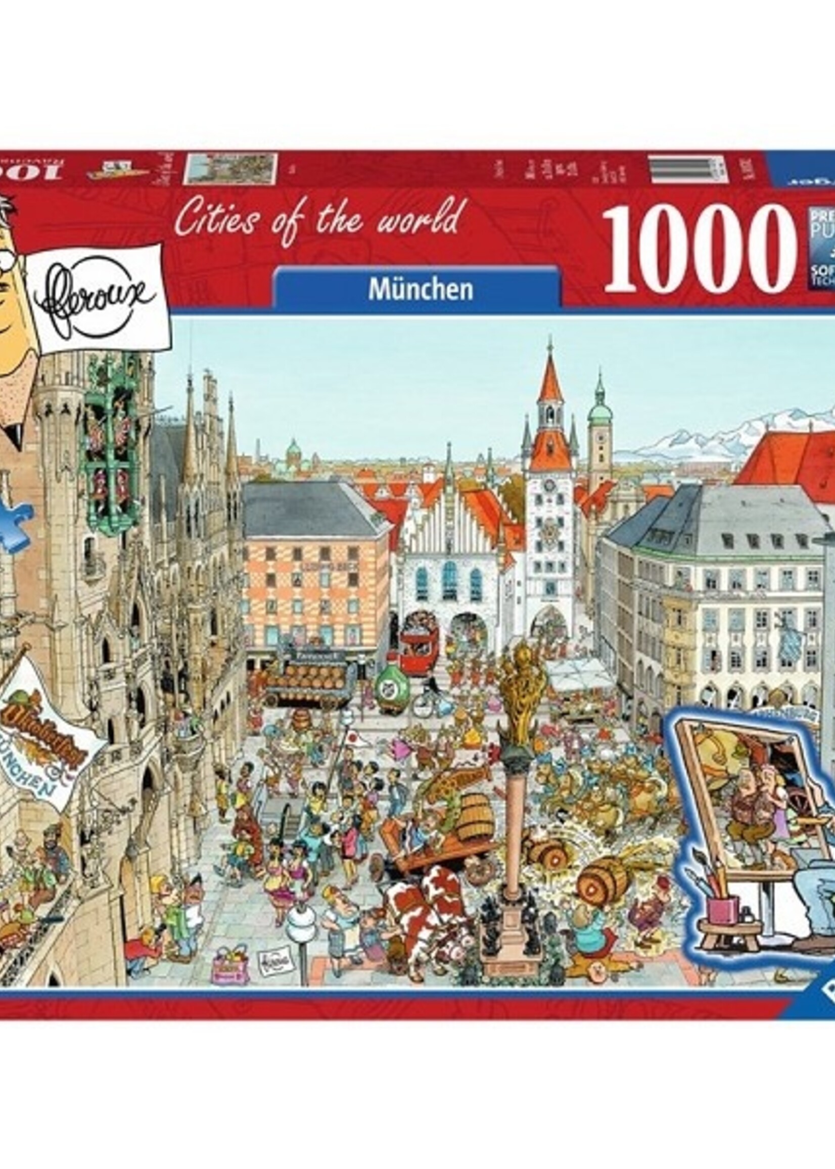 Ravensburger puzzel Fleroux - Munchen, cities of the world 1000 stukjes