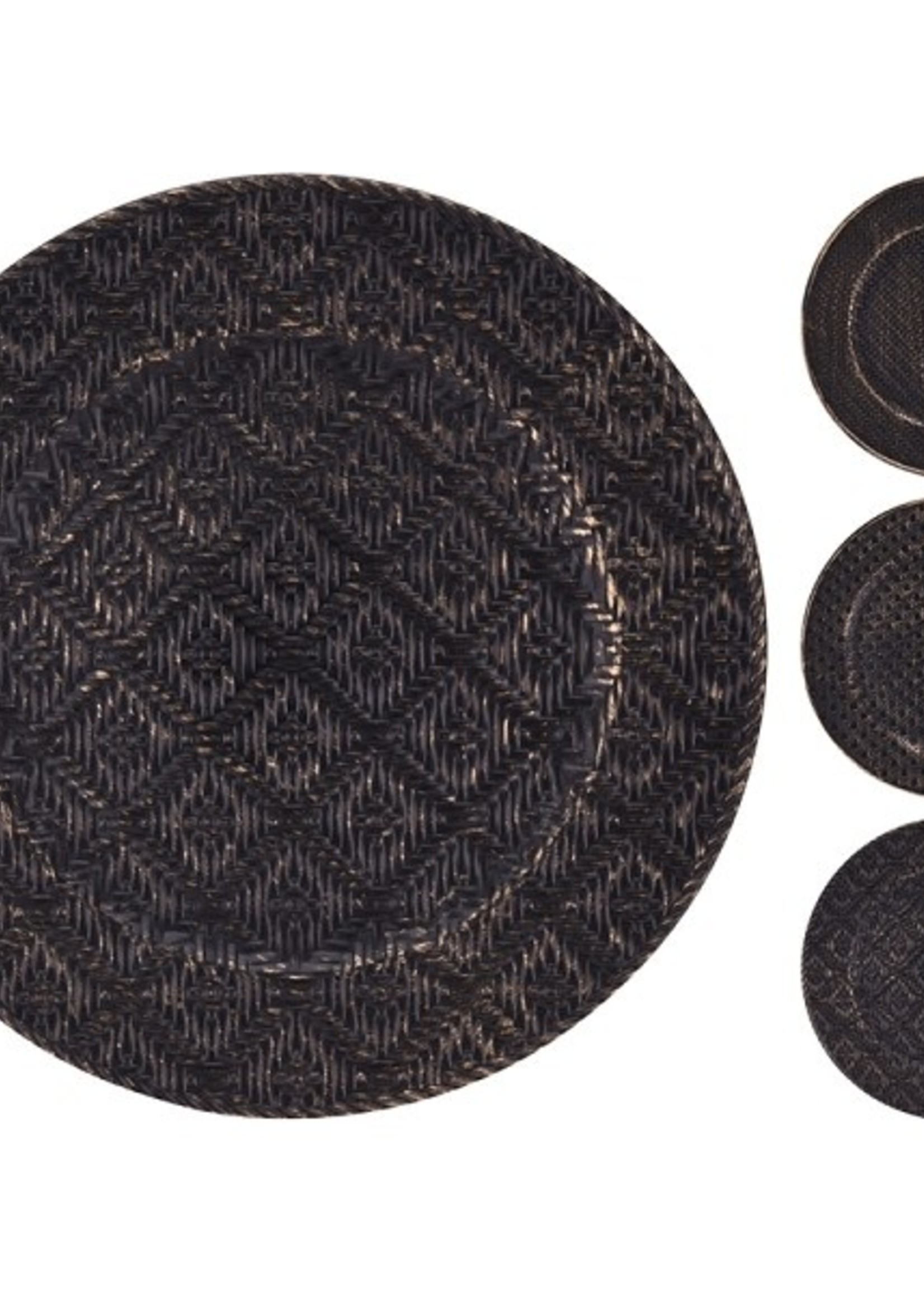 Onderbord kunststof 33Cm Koperkleur