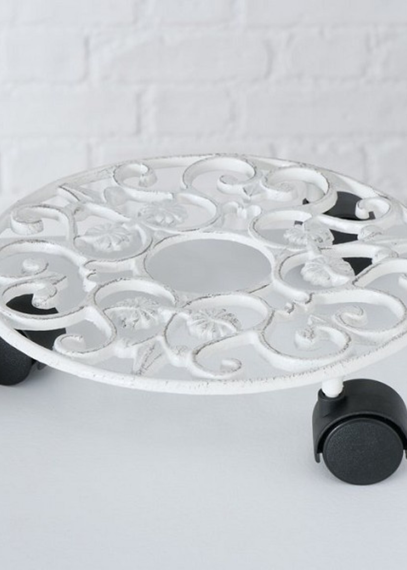 Boltze Home Plantentrolley metaal Ø25xH7cm