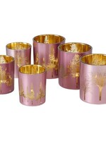 Boltze Home Theelichthouder 2-delig H8-en10cm Skove