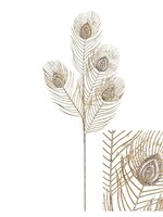 Pauwenveer kunststof 80cm