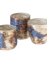 Boltze Home Theelichthouder glas Sheyla H8cm dia9cm multicolour