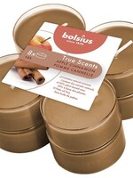 Bolsius Geur maxitheelichten 8 uur pak a 8stuks True Scents Apple Cinnamon