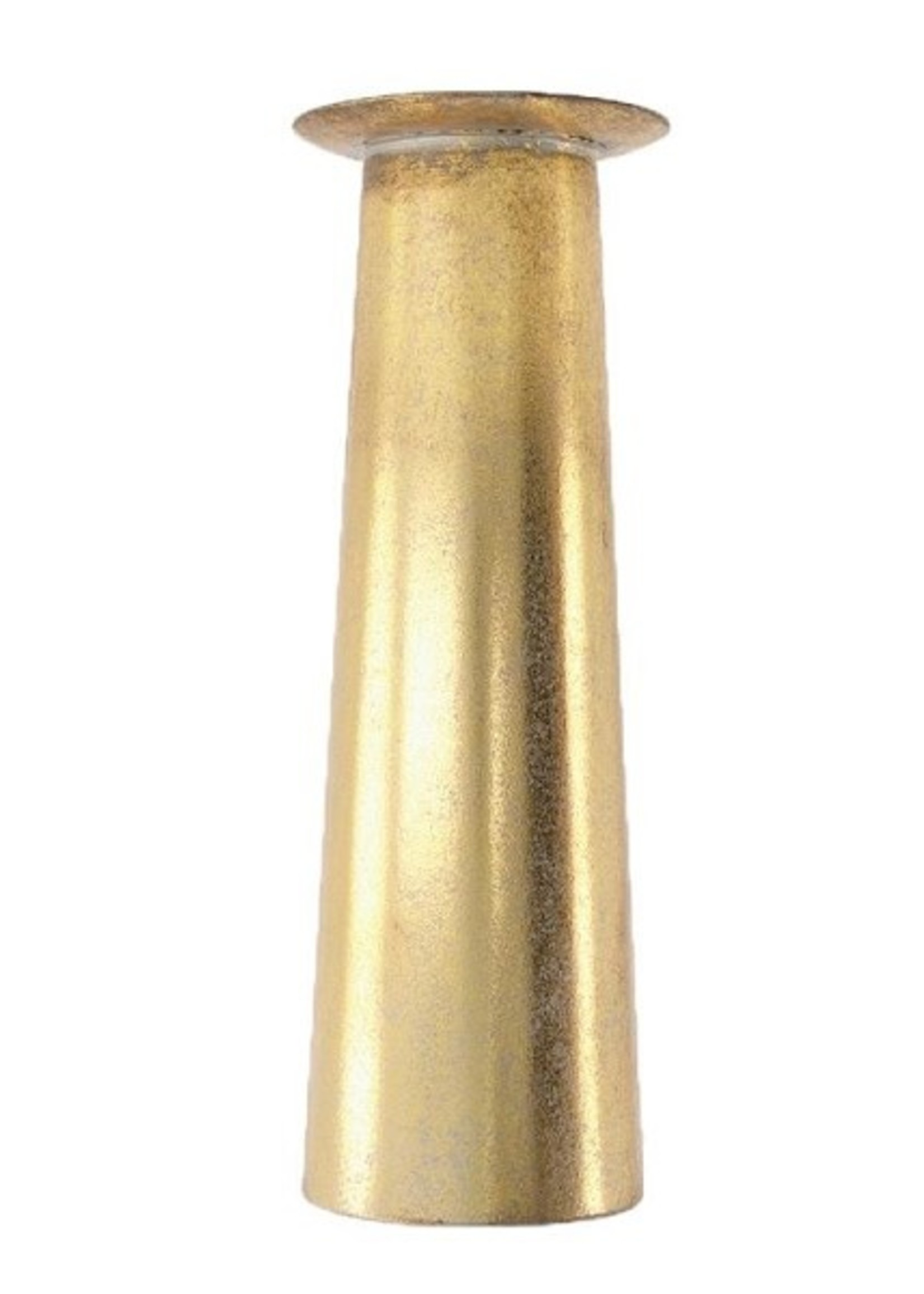 Kandelaar Ø9.8x18cm van metaal antique goud