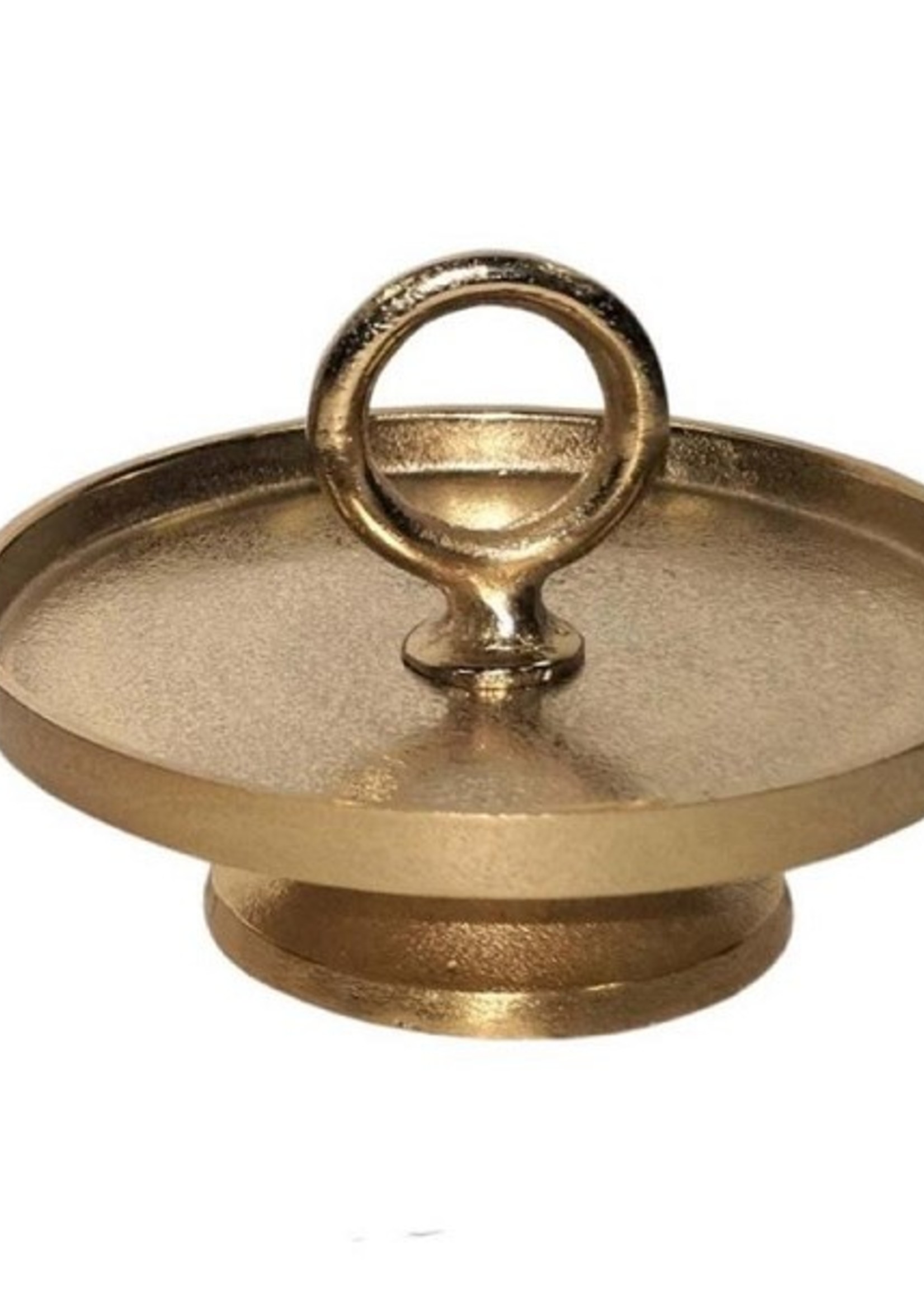 Kunstbloem Gras 12x12x56cm koper