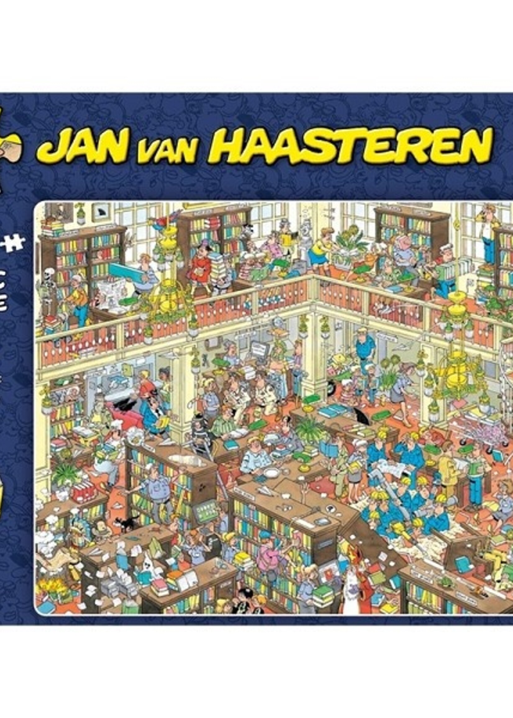 Jumbo puzzel Jan van Haasteren: De bibliotheek 1000pcs
