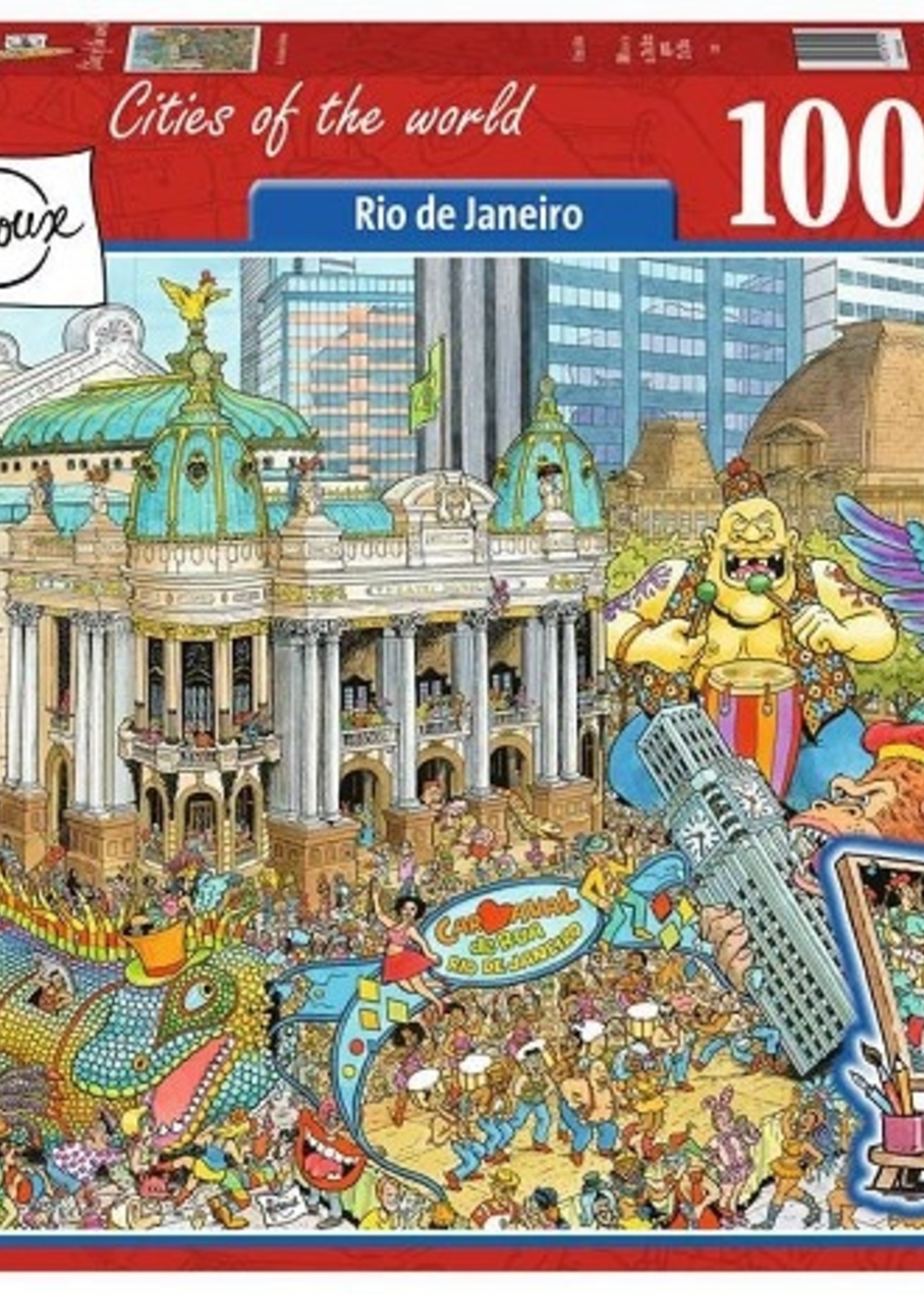 Ravensburger puzzel Fleroux Rio de Janeiro 1000 stukjes