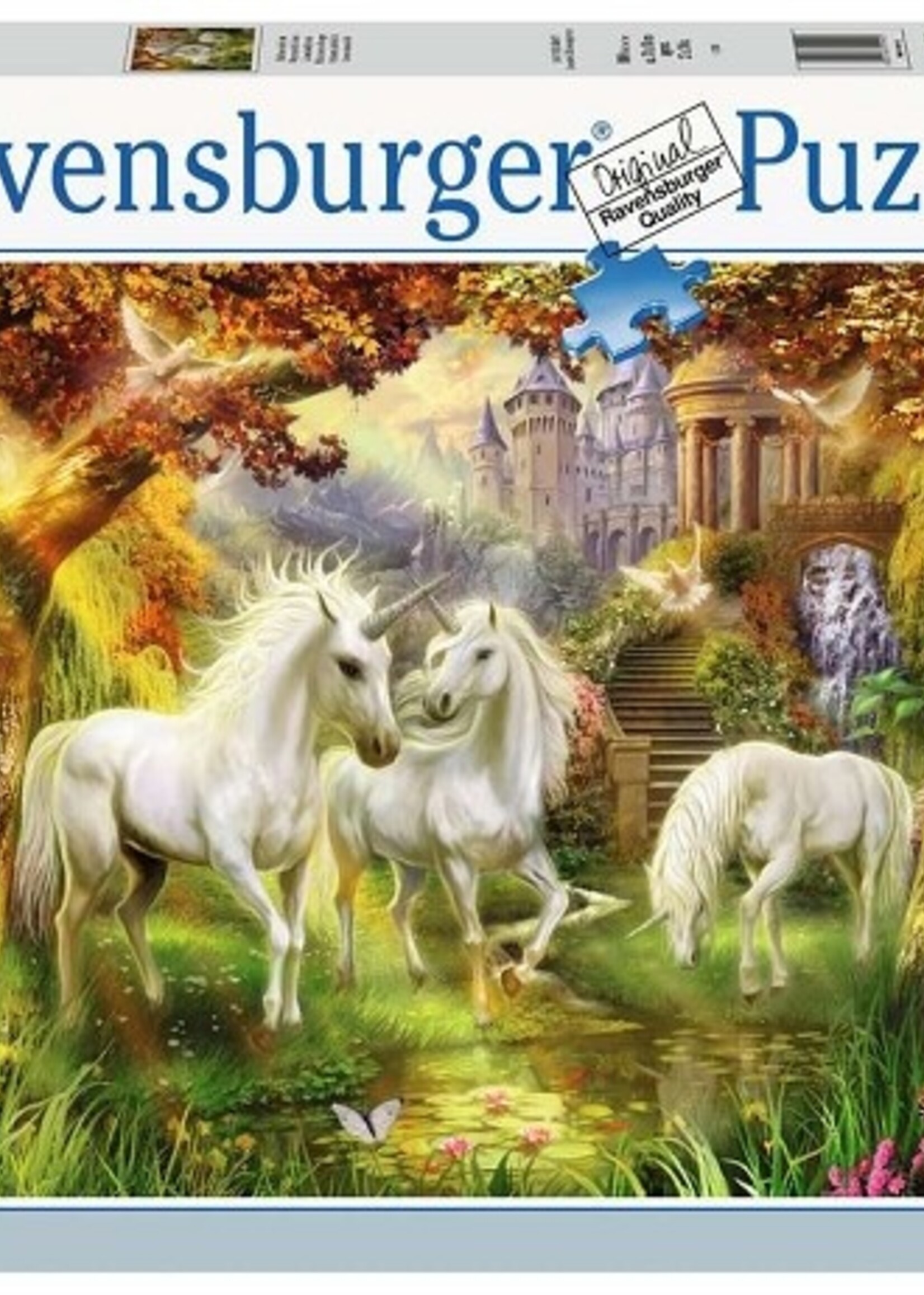 Ravensburger puzzel Eenhoorns in de herfst 1000 stukjes