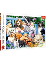 Trefl puzzel Honden in de tuin 1000 stukjes