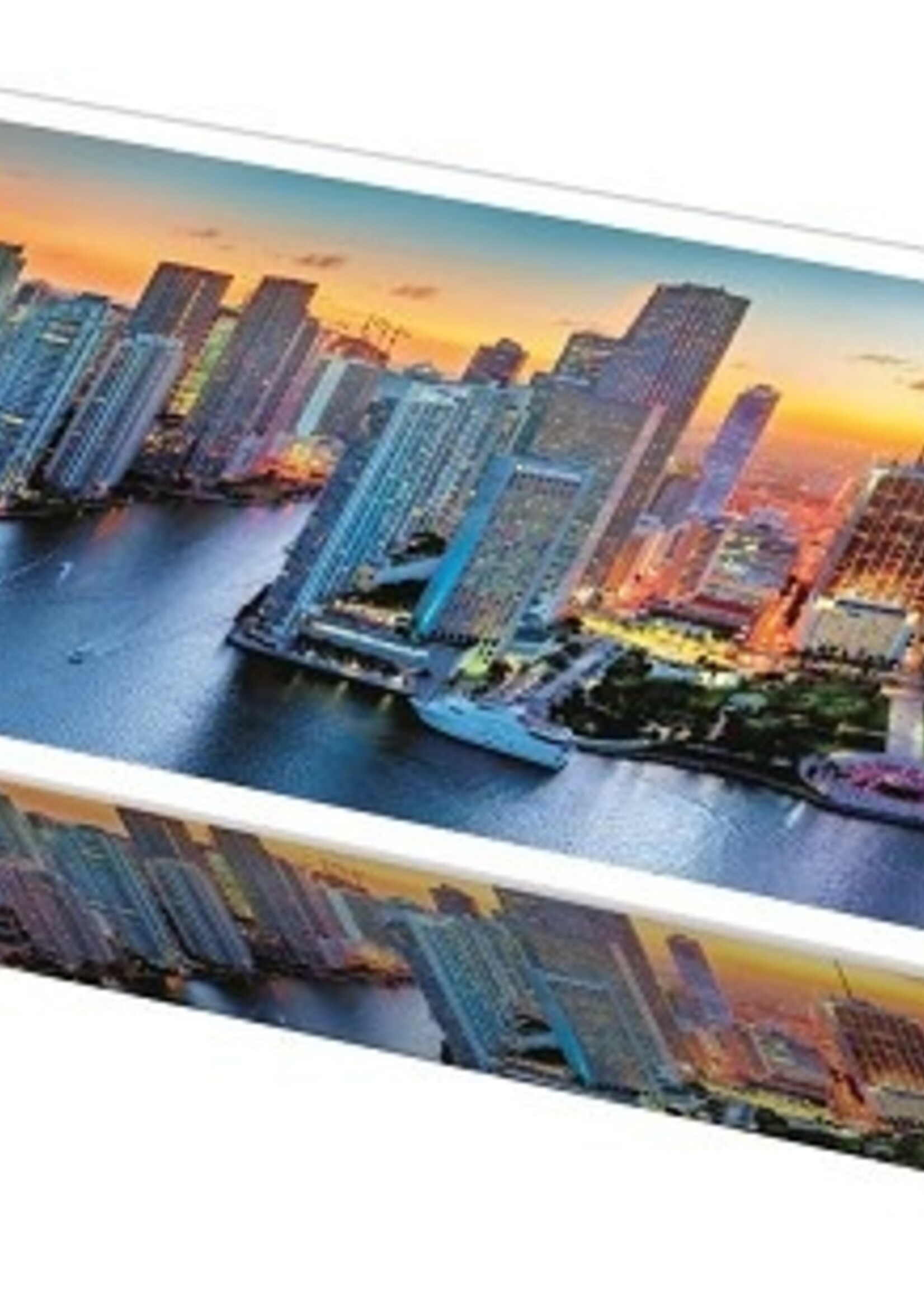 Puzzel 1000 stuks Panorama - Miami bij zonsondergang