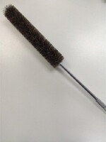 Radiatorborstel met veer 100% zuiver paardenhaar 85cm