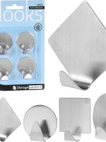 Haakjes Rvs Set Van 4Sts