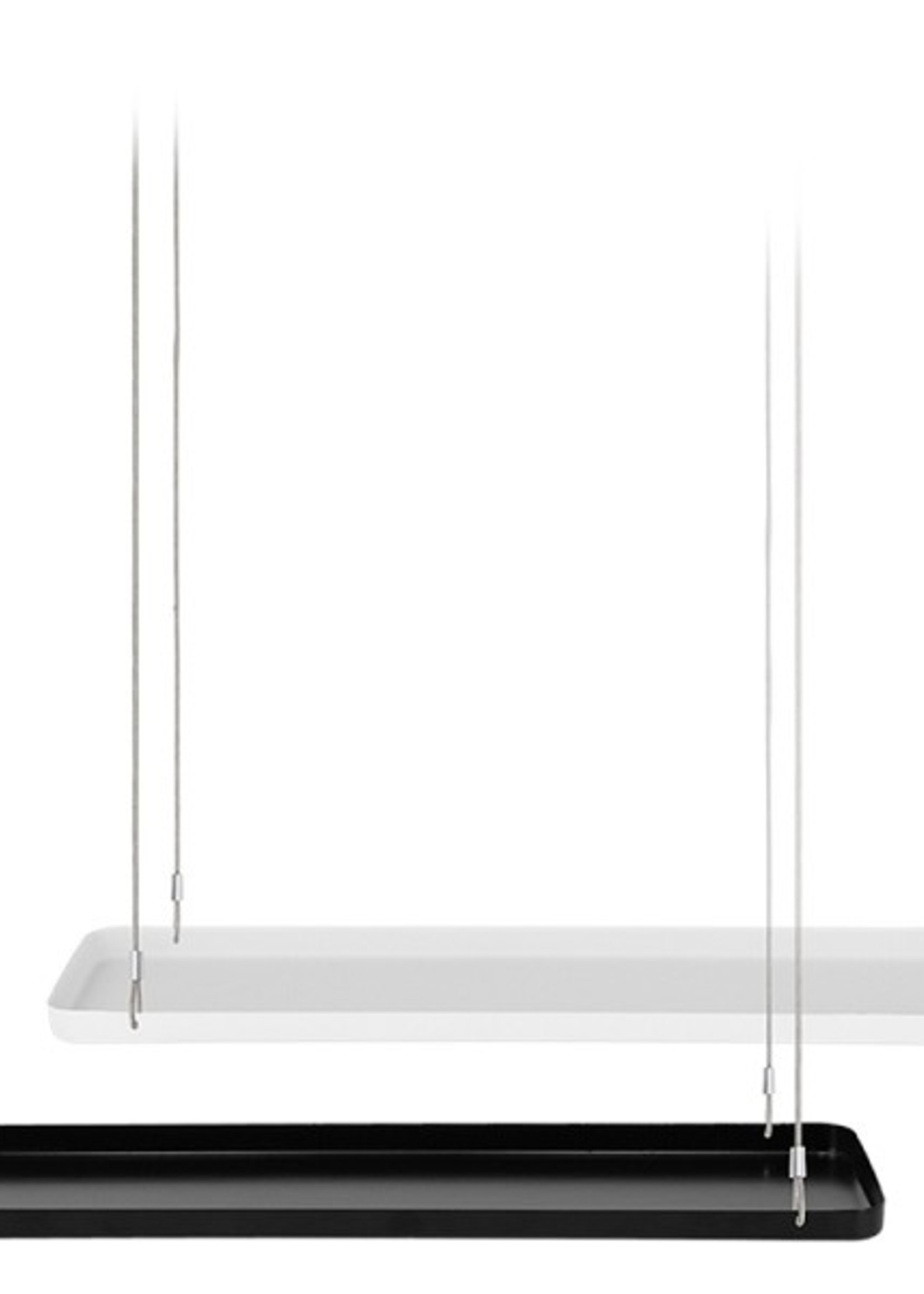 Esschert Design Rechthoekig hangend plantenplateau L 58x15x2,1cm