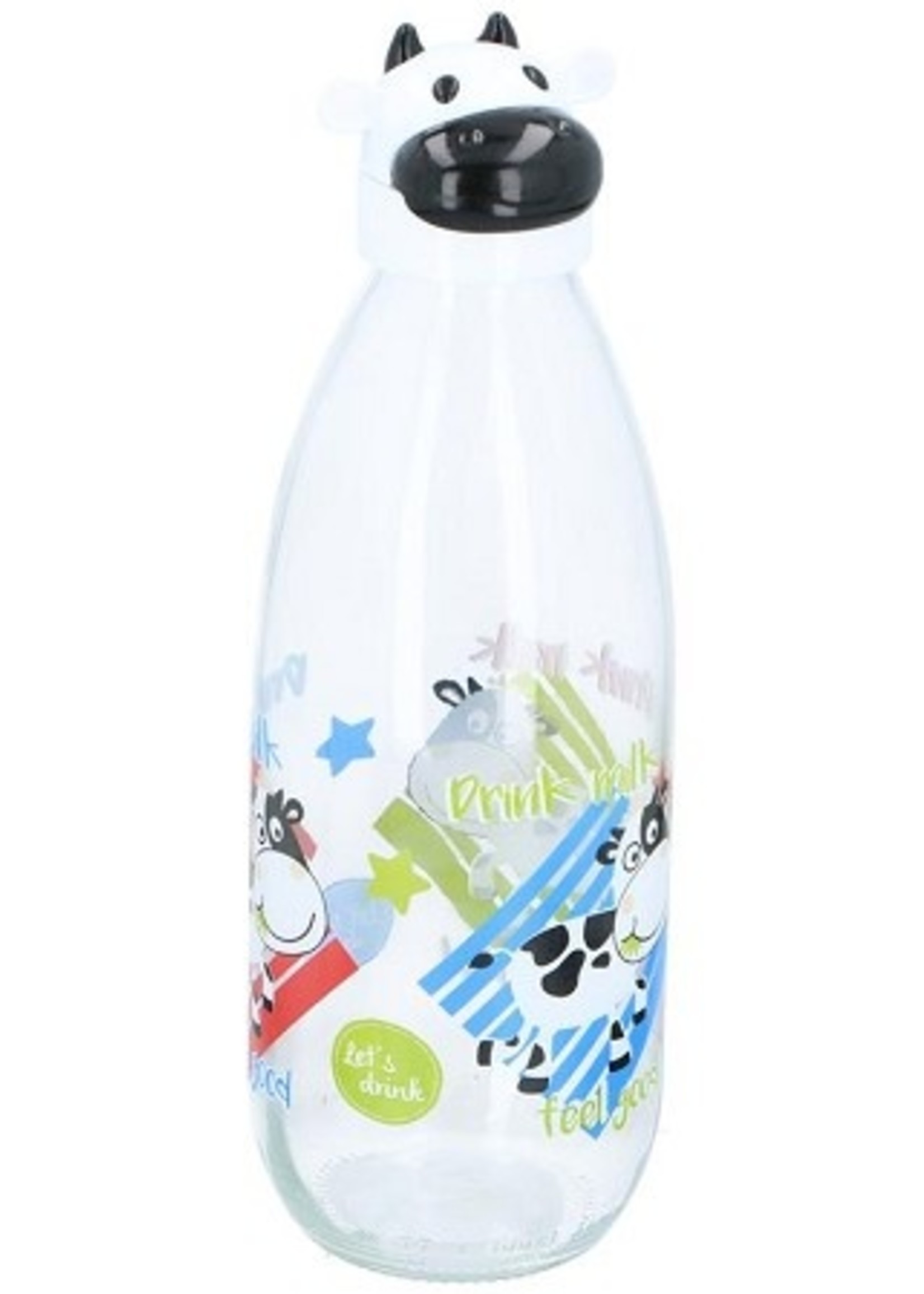Fles koe glas 1L