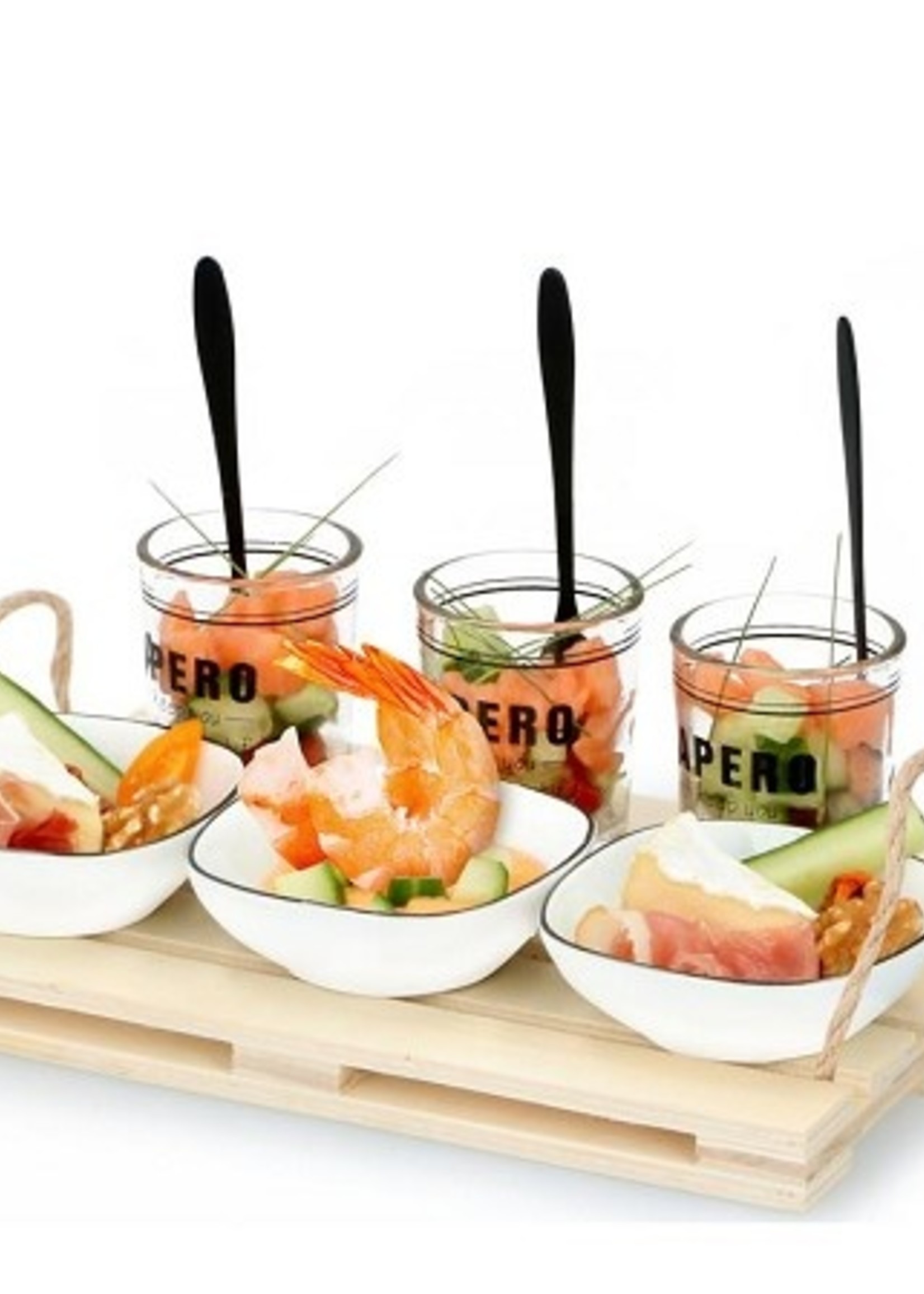 Alpina Amuseset 10-delig op plank 28x15x2cm