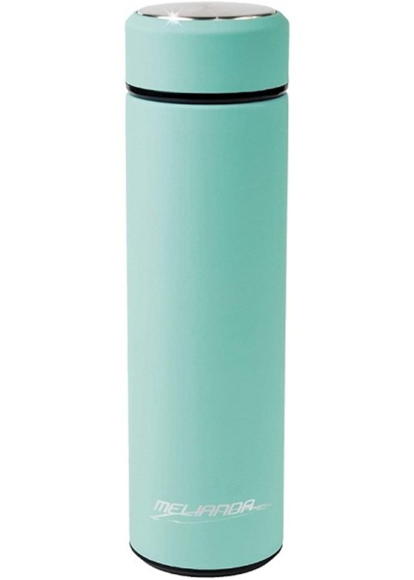 Melianda Isoleerfles RVS met uitneembaar theefilter 460ml turquoise