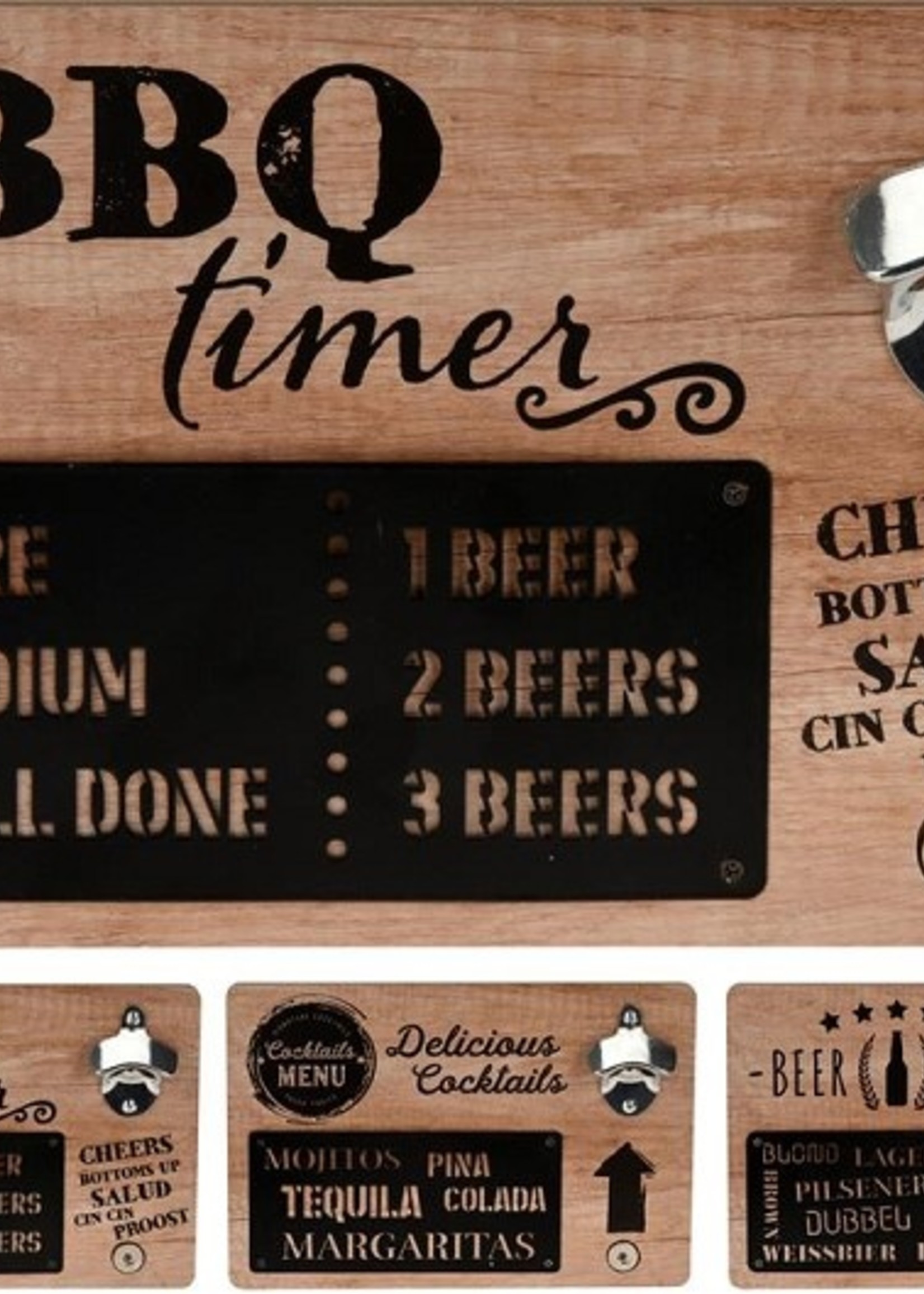 Flesopener Mdf Design 30x20cm