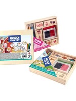 Grafix Houten stempelset in box 20x21cm