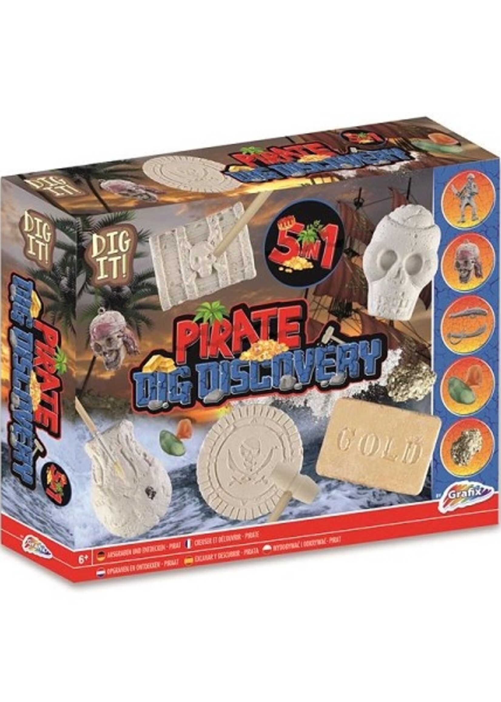 Grafix Piraatuitbikset 5-in-1
