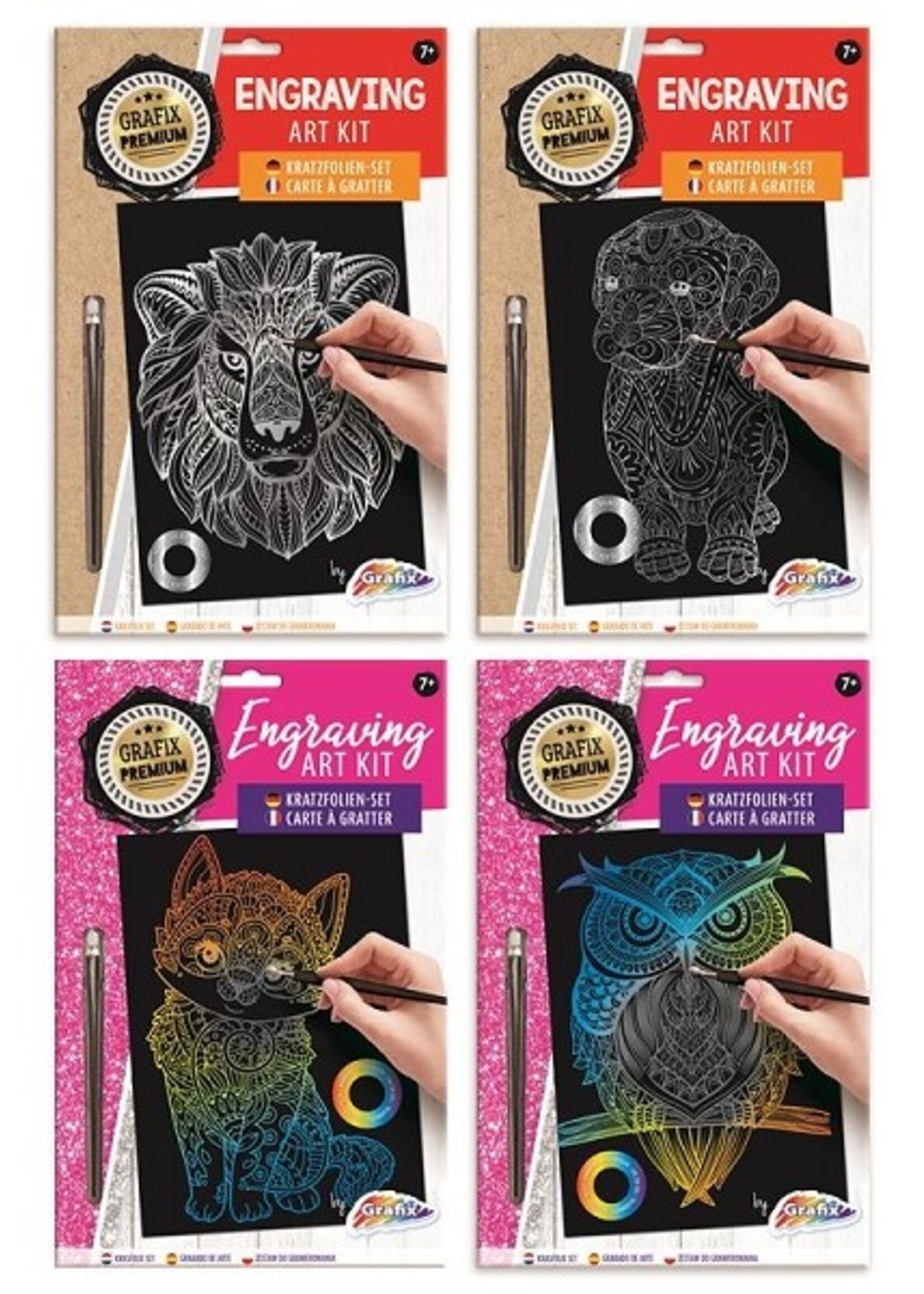 Grafix Kraskunstset A4 formaat