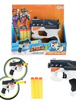 Toi Toys FOAM STRIKEX Pistool 'White S' met 3 foampijlen