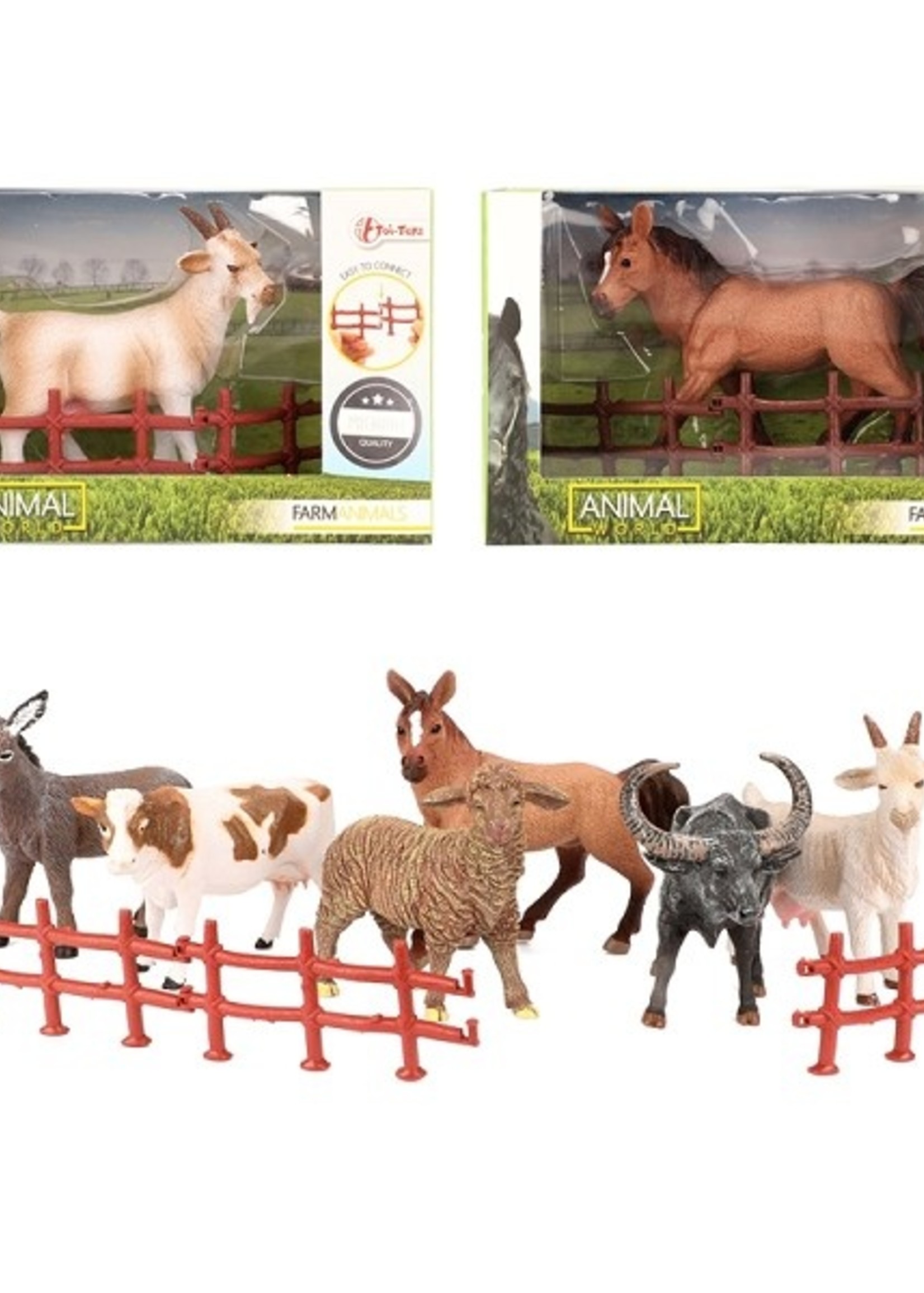 Toi Toys Boerderij dieren met hek