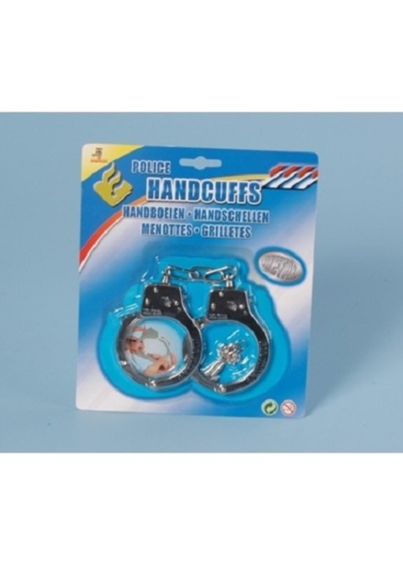 John Toy Metalen handboeien op kaart