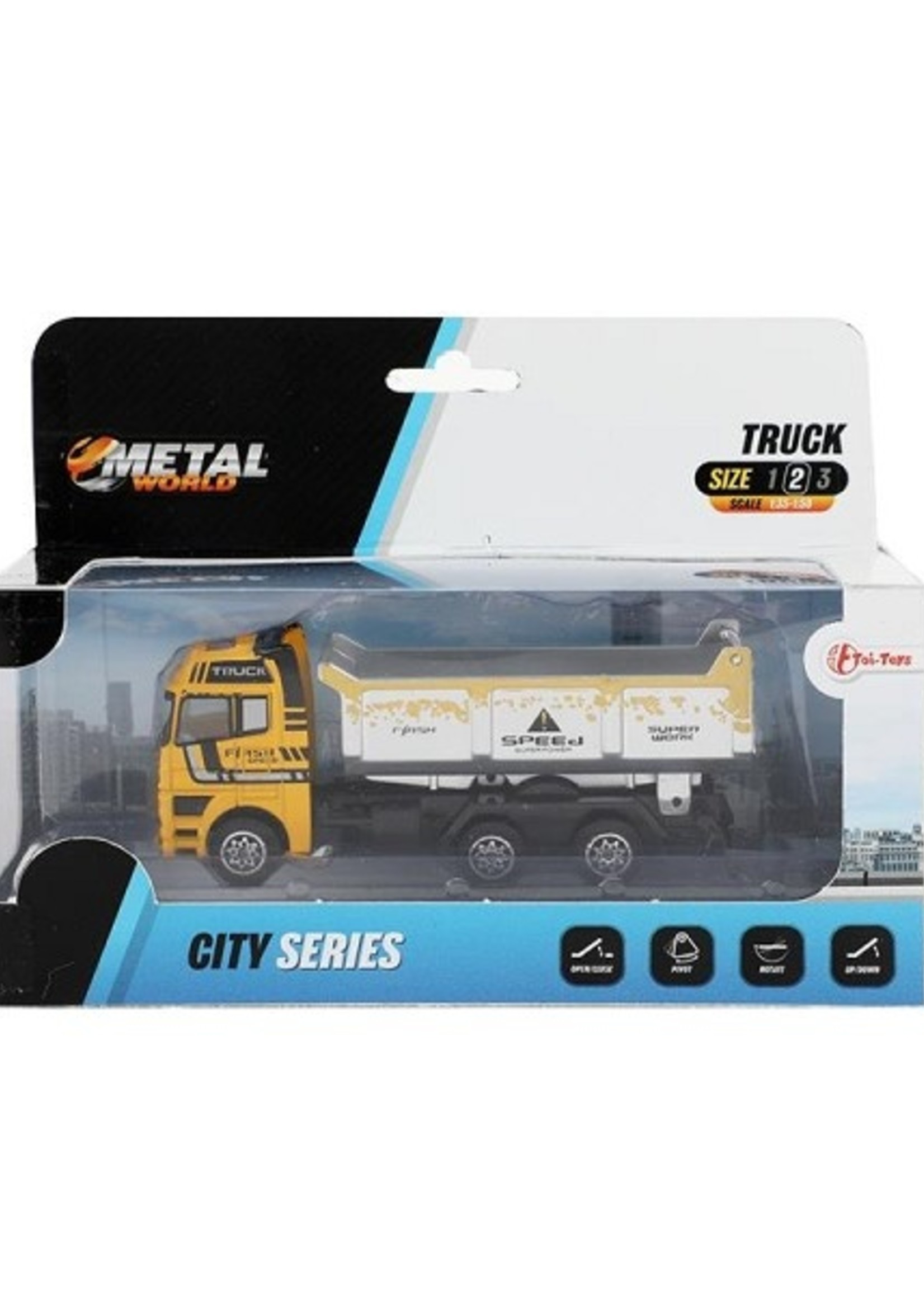 Toi Toys Vrachtauto schaalmodel metaal