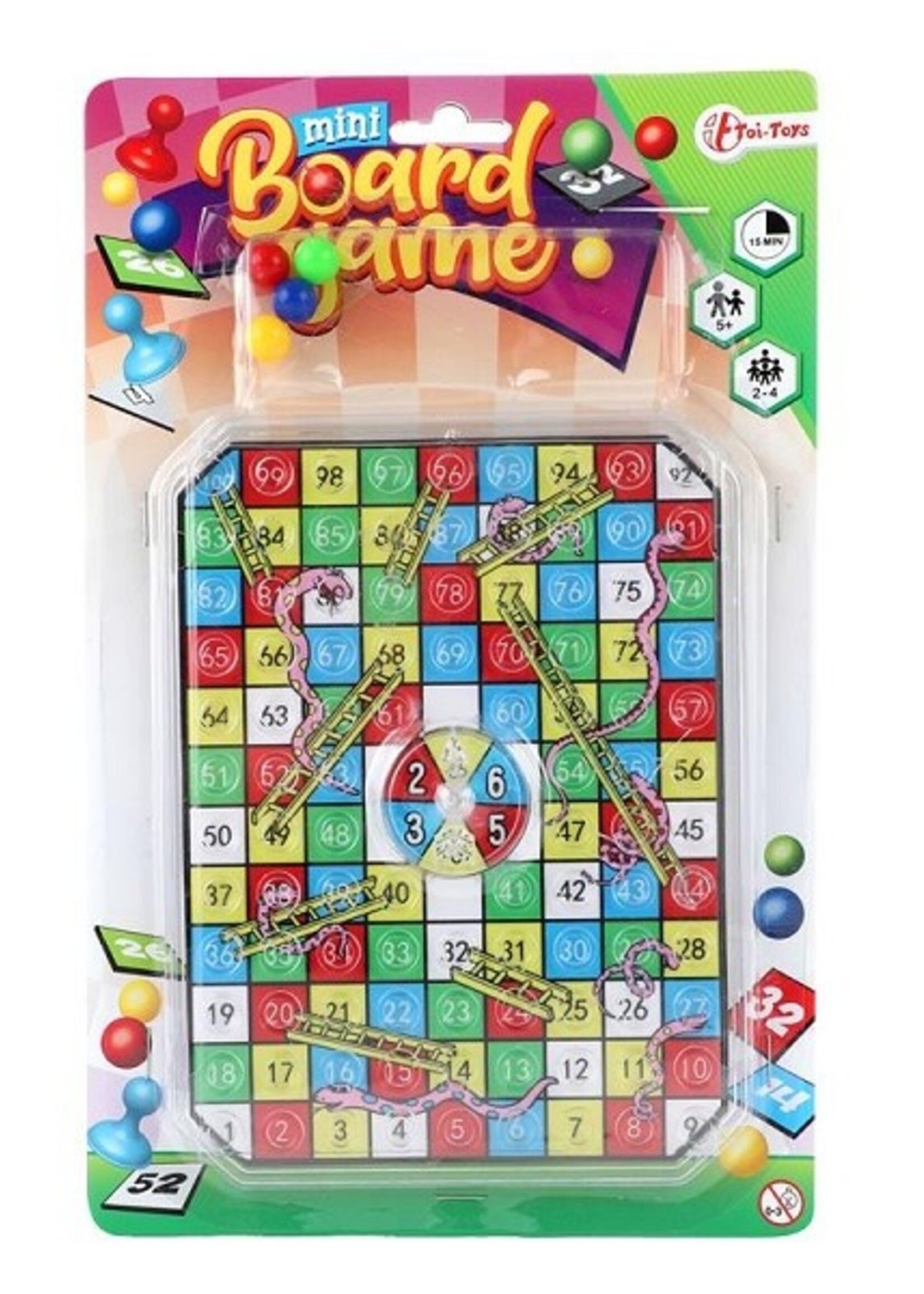 Toi Toys Mini bordspel -Ladderspel of Erger-je-niet