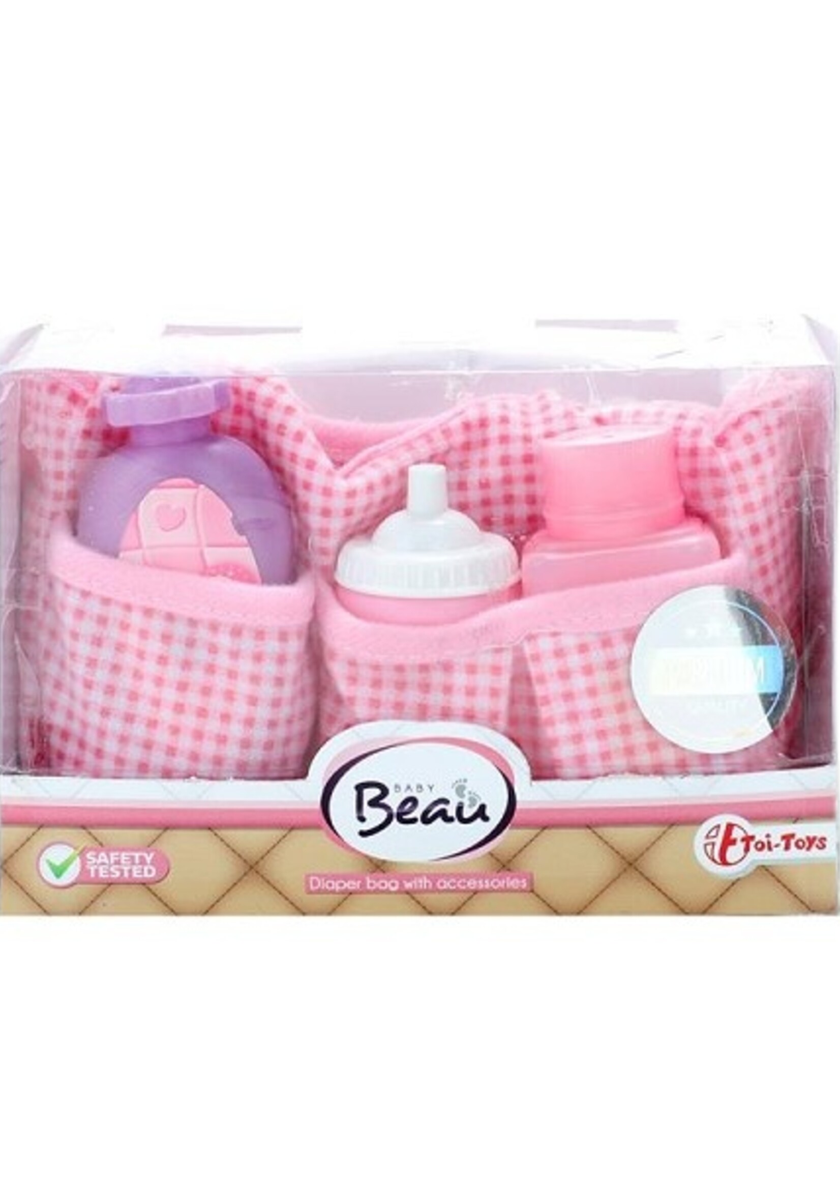 Toi Toys Beau Luiertas met accessoires voor babypop