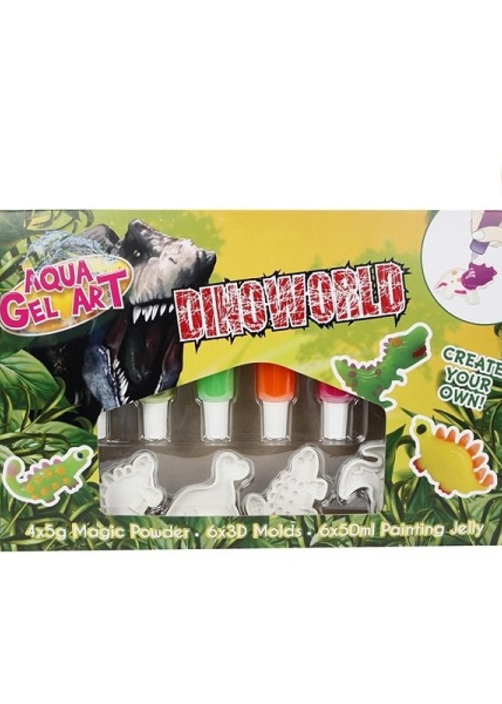 DinoWorld 3D aqua gel figuren maken set