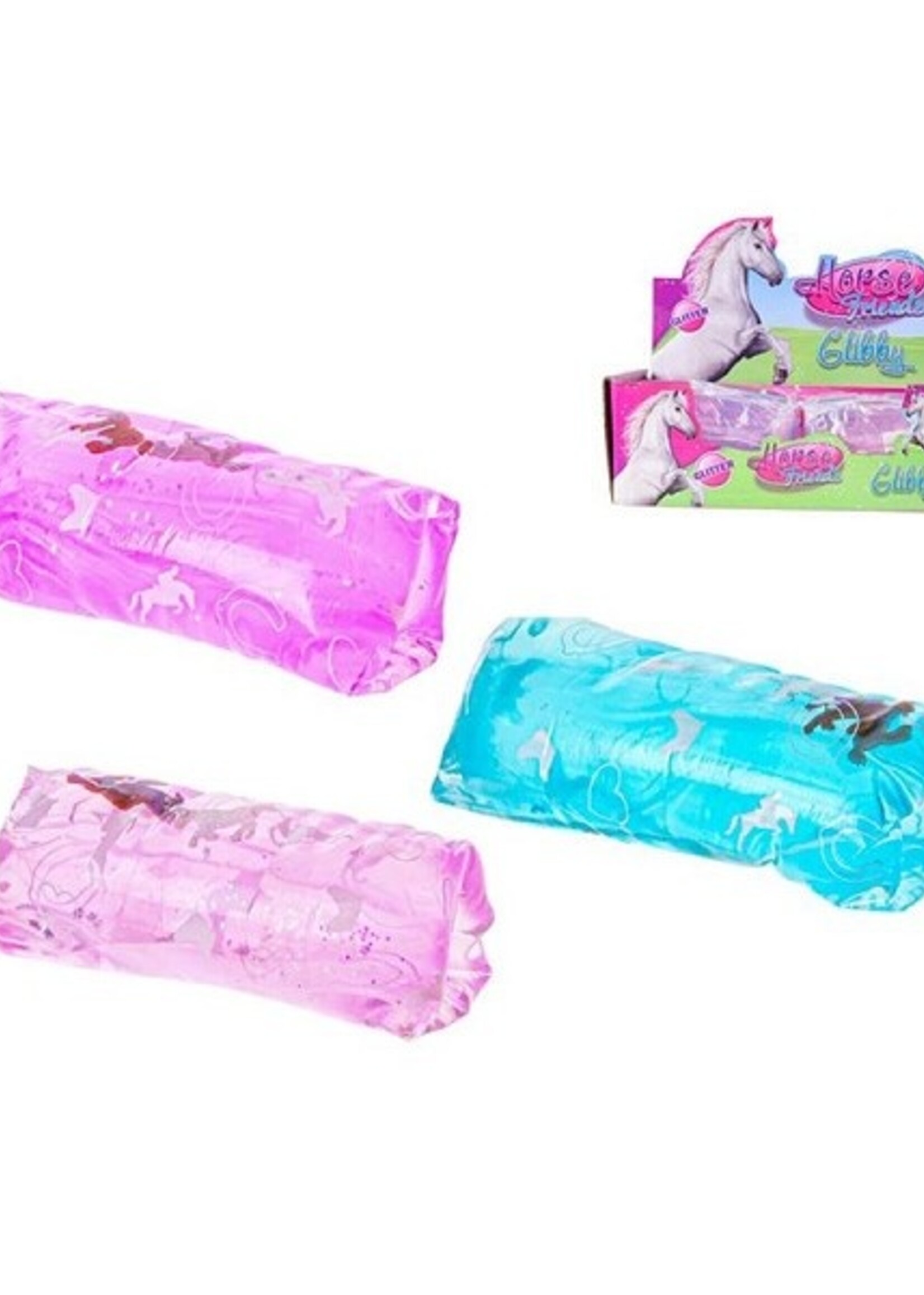 Horse Friends glibber met glitter en charms 13cm