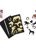 Horse Friends scratch stickers