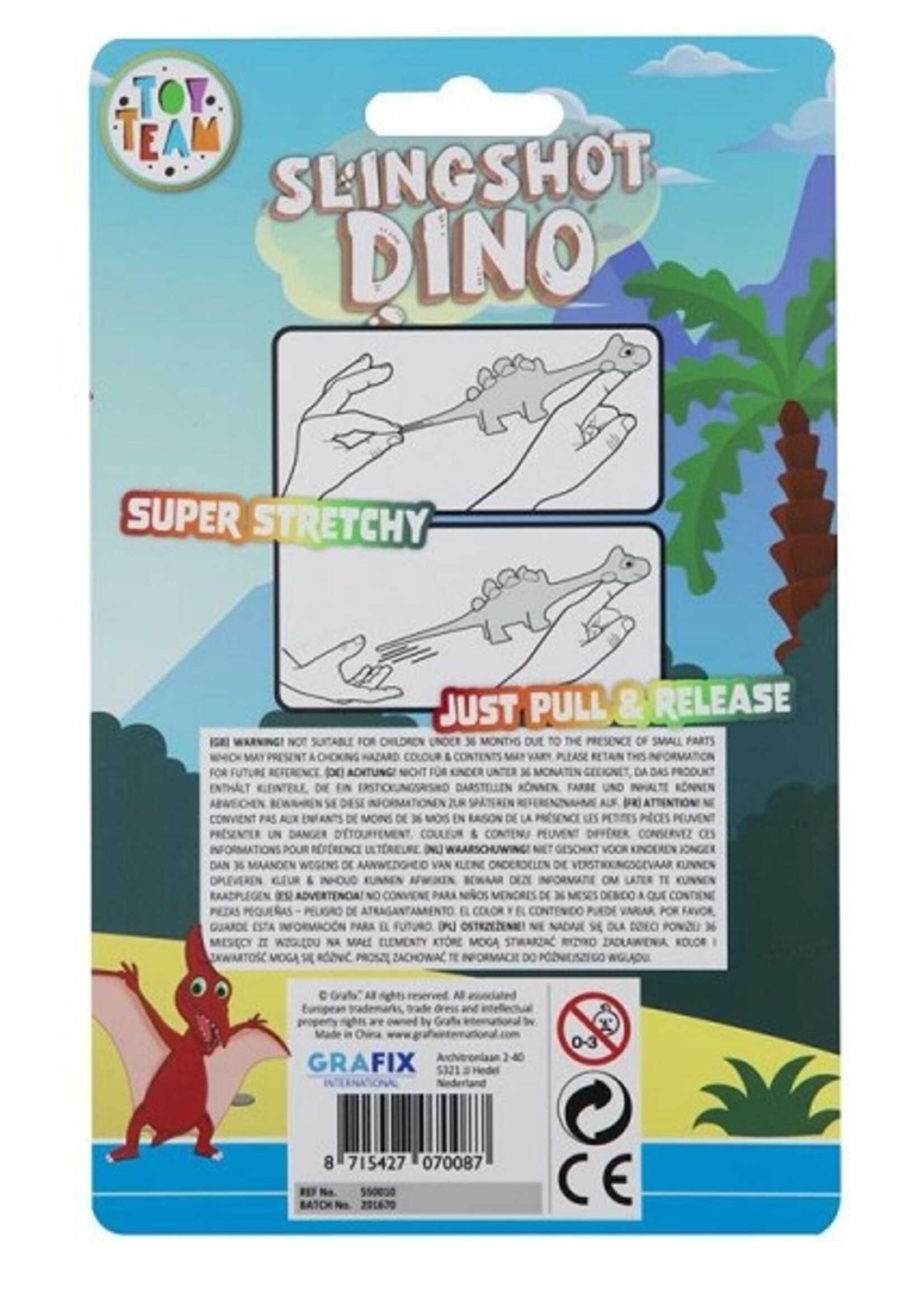 Grafix Slingshot schieter Unicorn of Dino