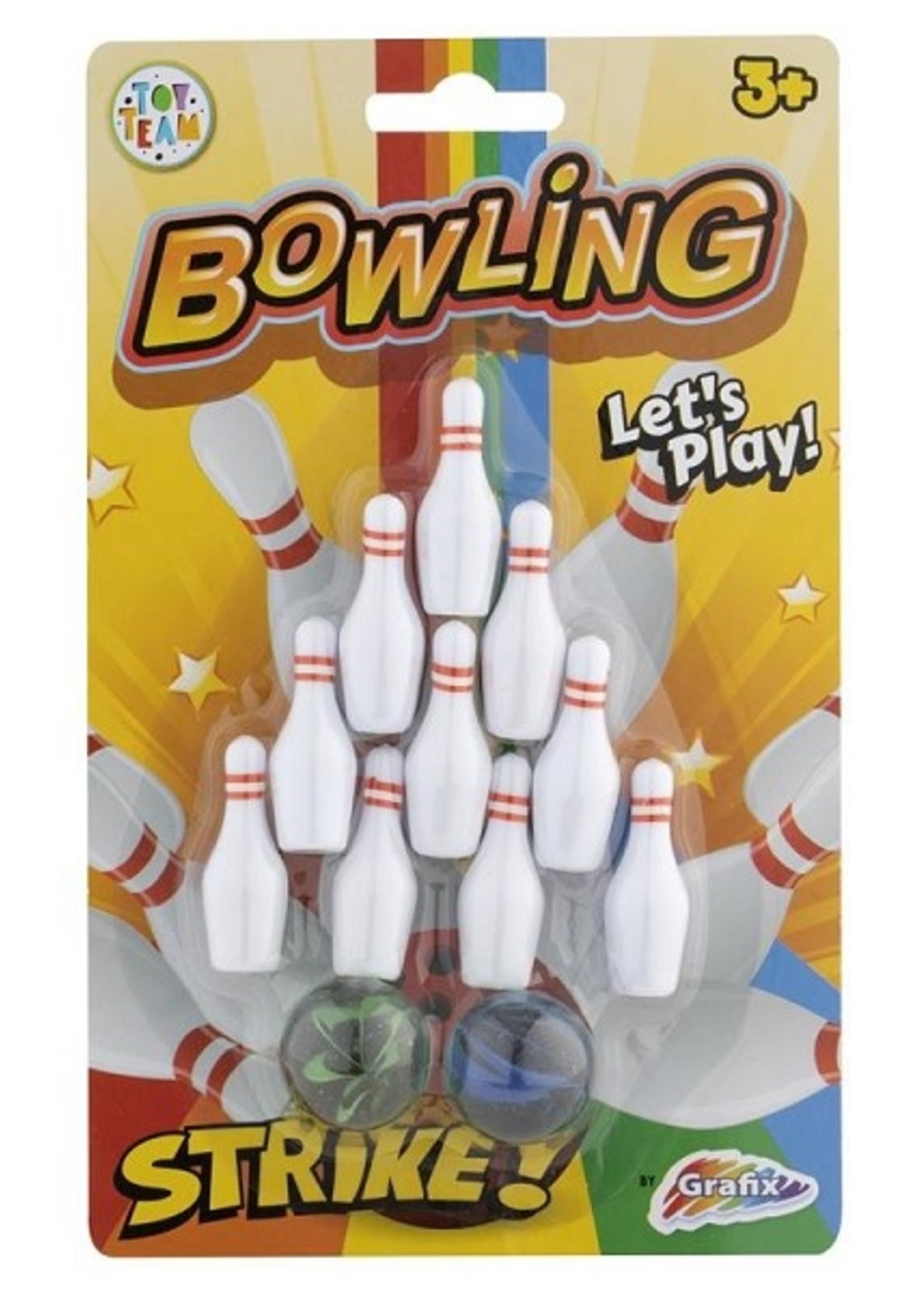 Grafix Mini Bowlingset 20x12cm