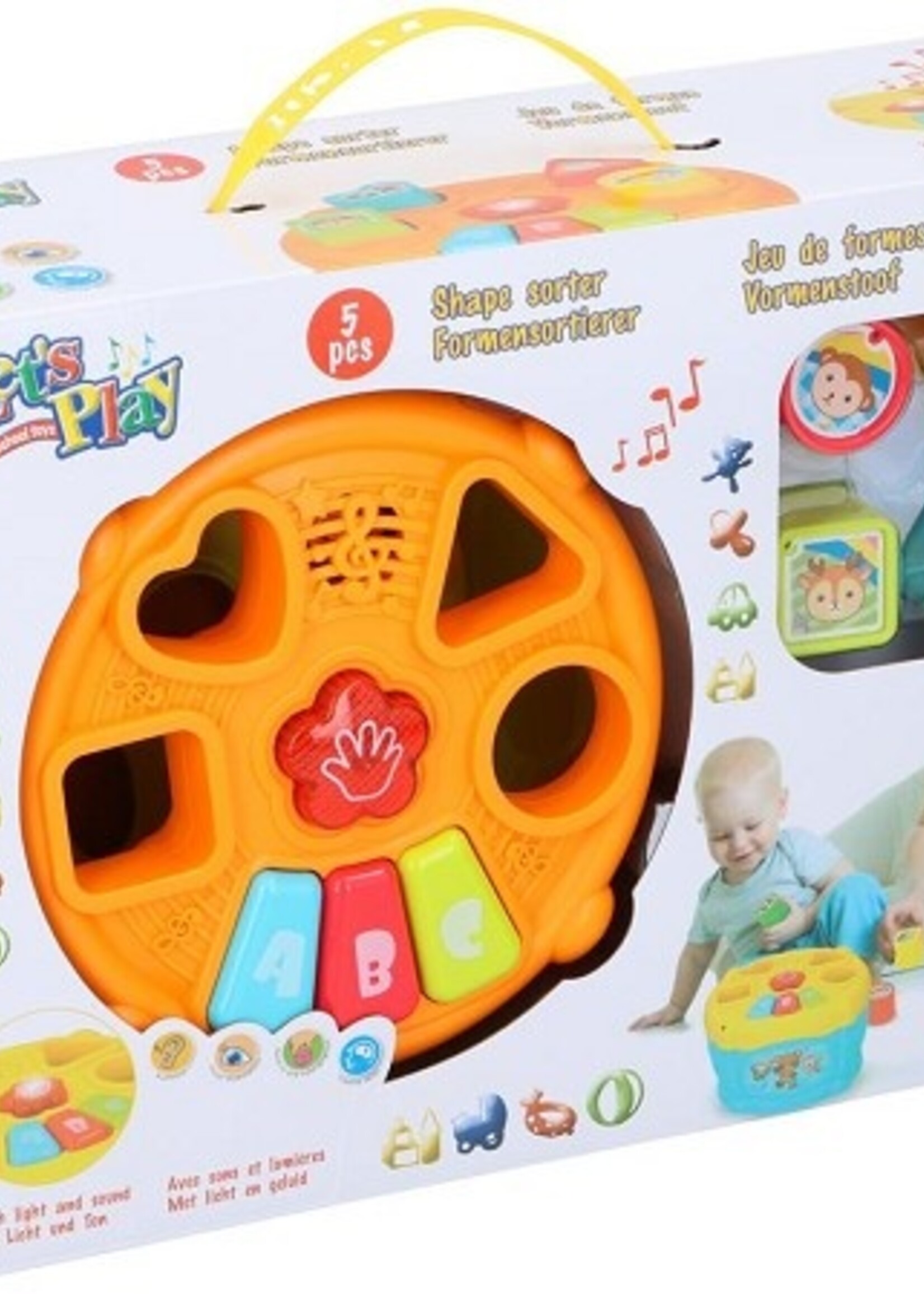 Vormenstoof met licht en geluid