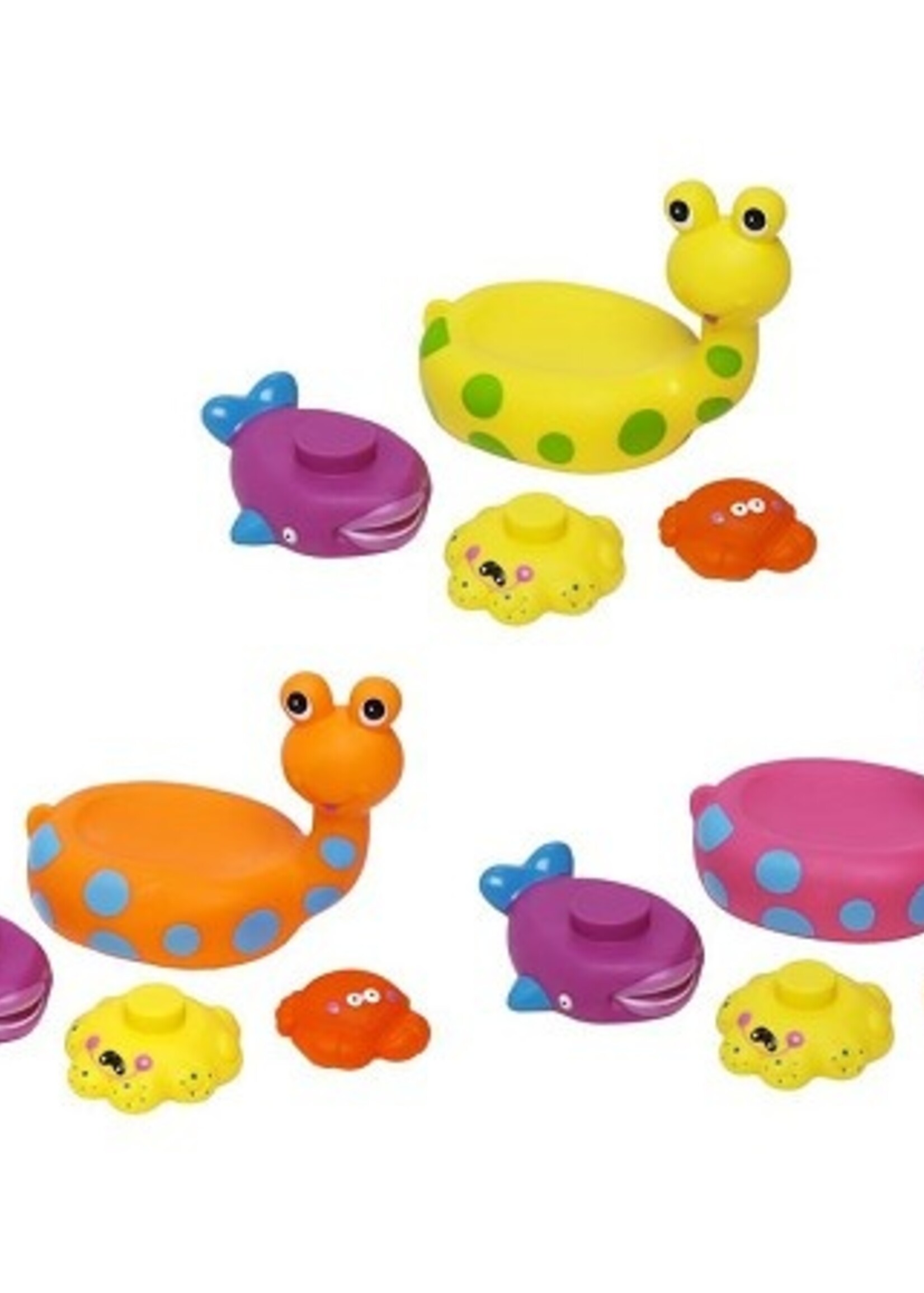 Badslakken 4 stuks in netje