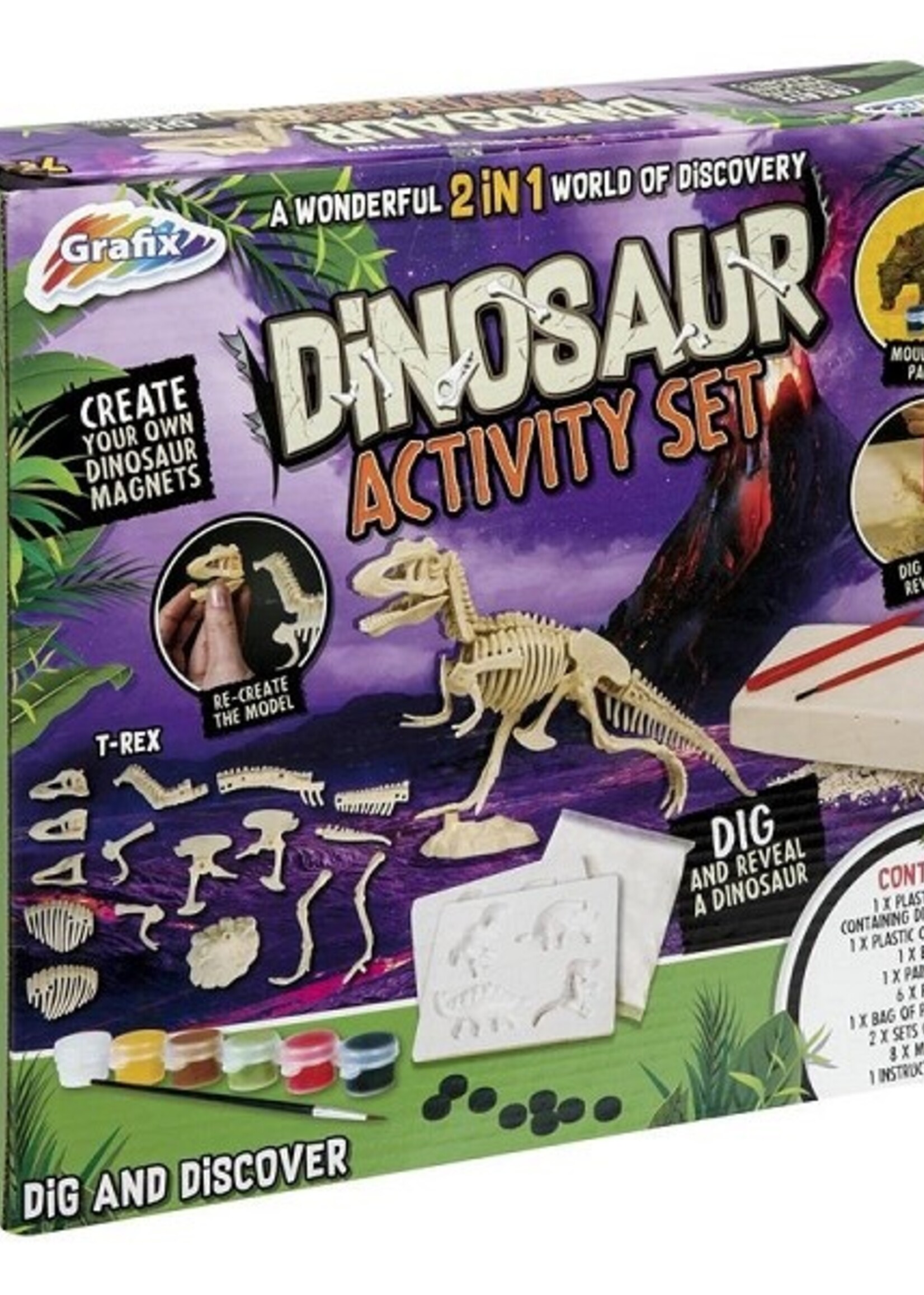 Grafix Dino Activity Set