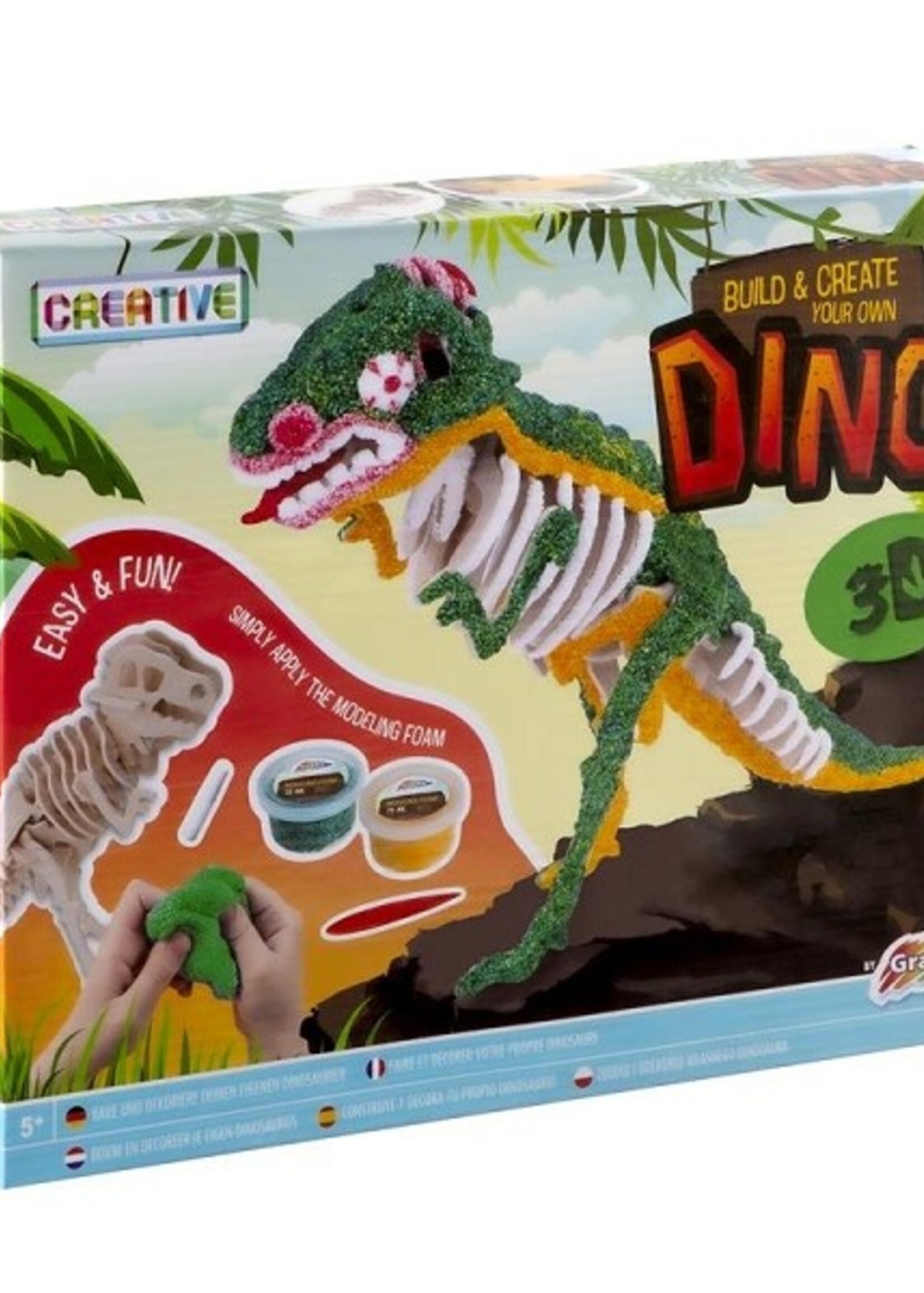 Grafix Maak en decoreer je eigen 3D dino