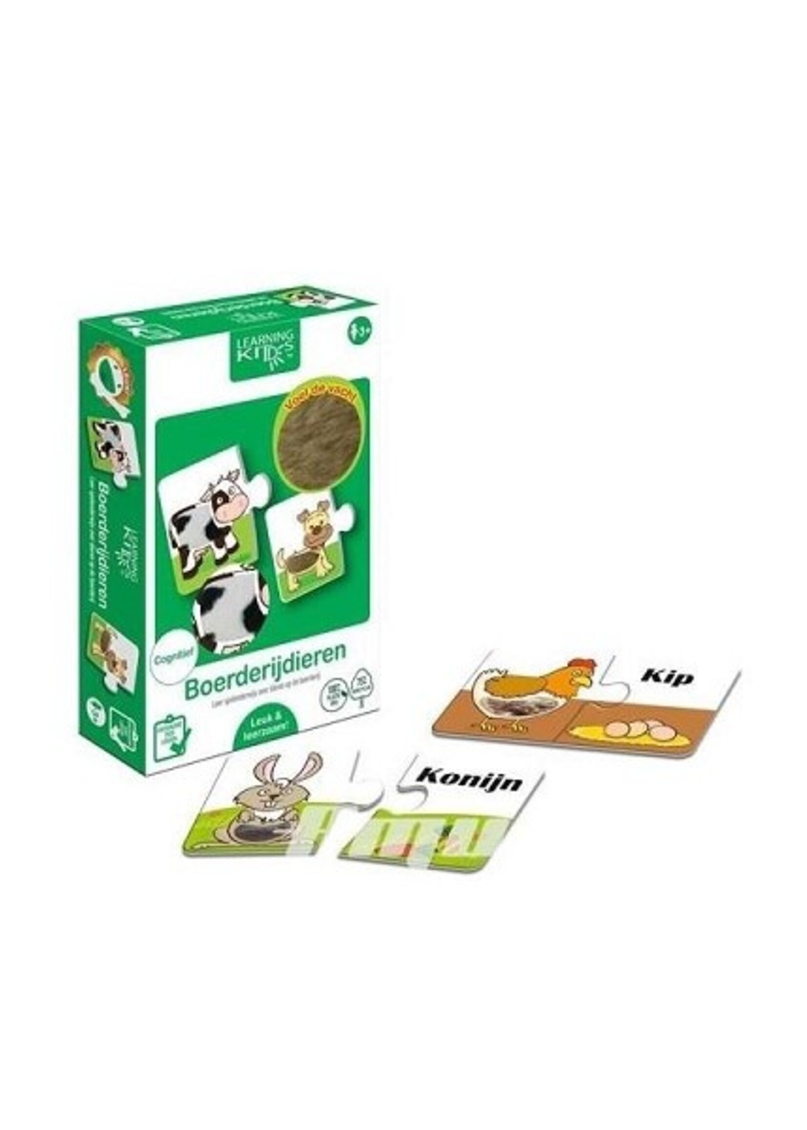 Learning Kitds - Boerderijdieren 15x23,5x5cm
