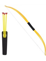 Pijl en boogset 73cm met 3 zuignappijlen