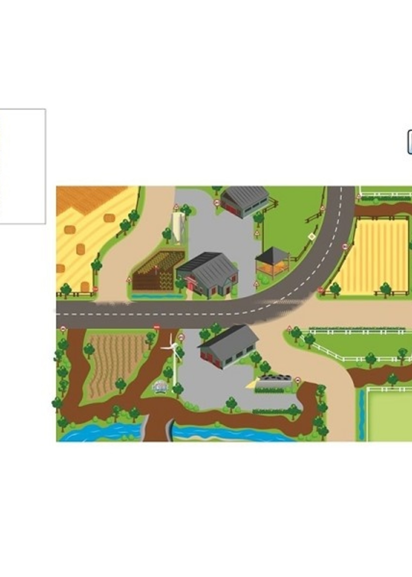 Kids Globe speelkleed boerderij XXL 100x150cm