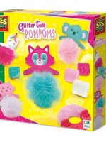 Ses Glitter tule pompons